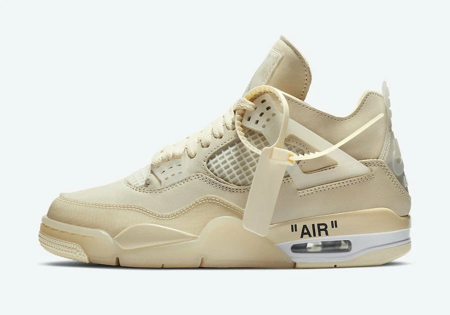 Air Jordan 4 CV9388-100 Off-White Sail Sneakers