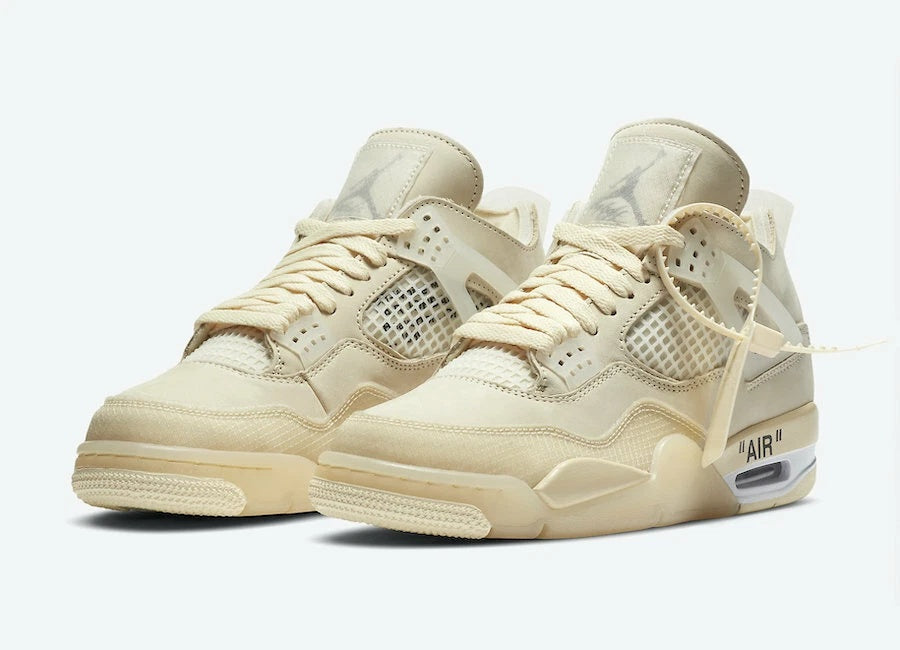 Air Jordan 4 CV9388-100 Off-White Sail Sneakers