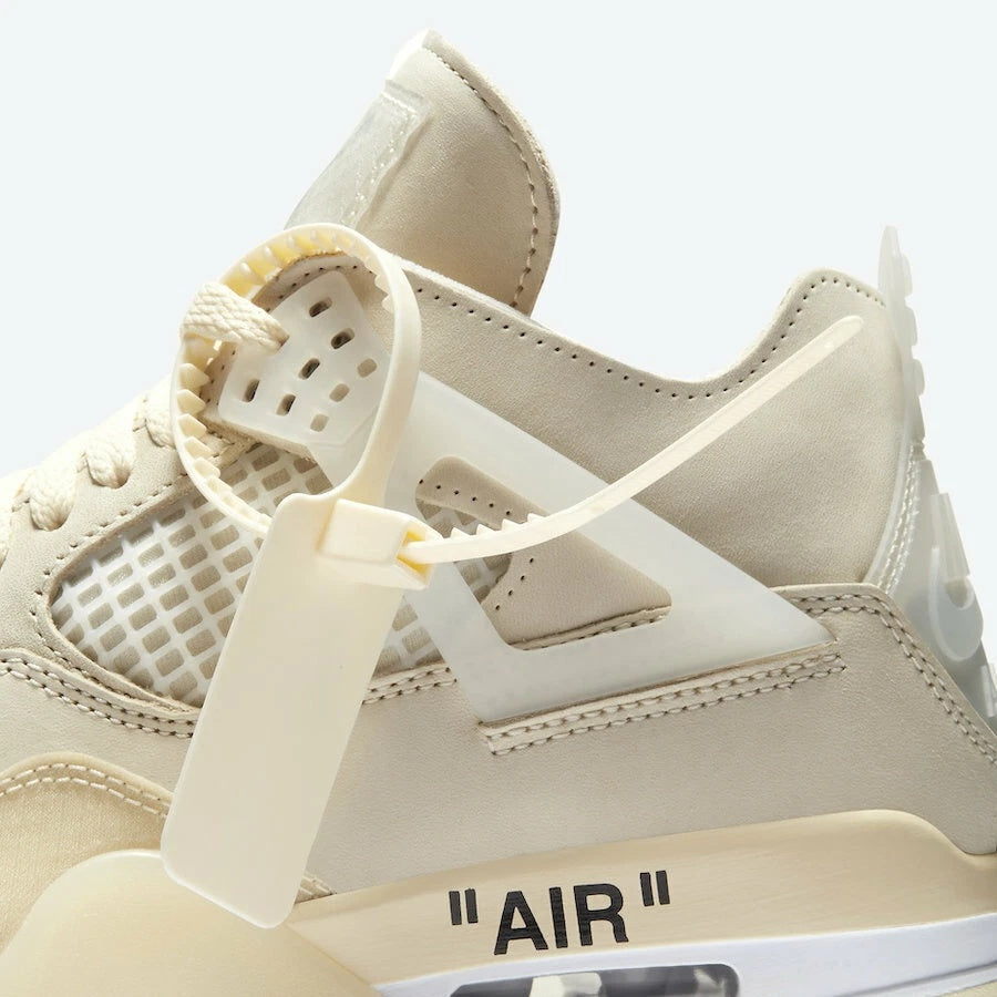 Air Jordan 4 CV9388-100 Off-White Sail Sneakers
