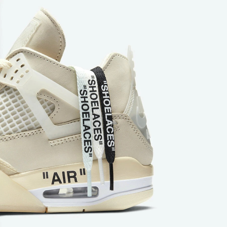 Air Jordan 4 CV9388-100 Off-White Sail Sneakers