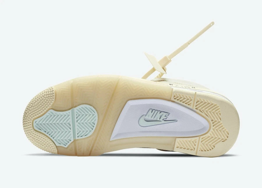 Air Jordan 4 CV9388-100 Off-White Sail Sneakers